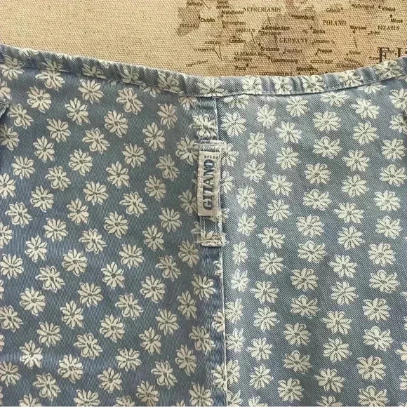 Gitano Vintage Y2K Floral Print Ultra High Waisted  Denim Shorts Size 5/6 - Picture 7 of 8